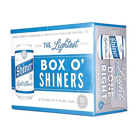 Shiner Light Blonde Beer 12 Fl Oz Can 12 Pk Sams Club