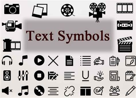 Text Symbols Text Symbols Text Abbreviations Text Me Back