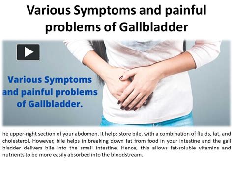Ppt Symptoms And Pain From The Gallbladder Powerpoint Presentation Free To Download Id