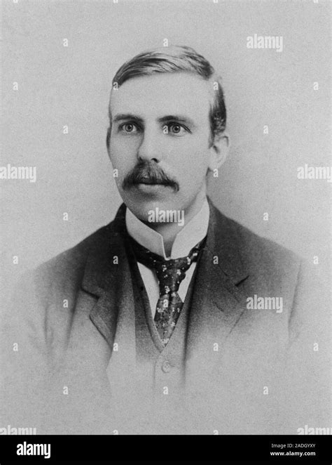 Early Portrait Of The New Zealand Born Physicist Sir Ernest Rutherford