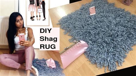 Diy Easy Long Piled Shaggy Rug Room Decor Cosy Rug Diy Decor