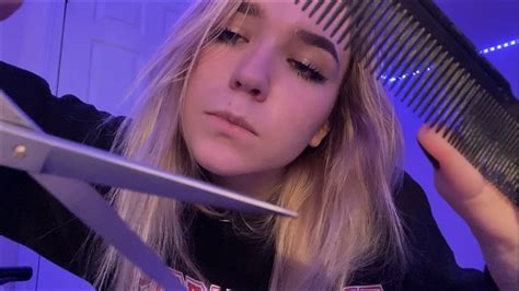 Asmr Relaxing Haircut Roleplay Scissors Brushing Personal Attention Youtube