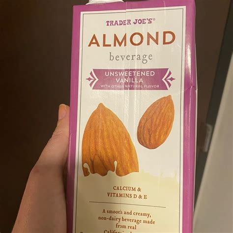 Trader Joe S Almond Beverage Unsweetened Vanilla Review Abillion