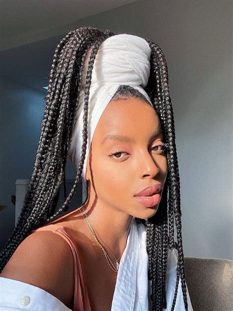Here Are 11 Ultra Stylish Ways To Wear Your Box Braids Who What Wear