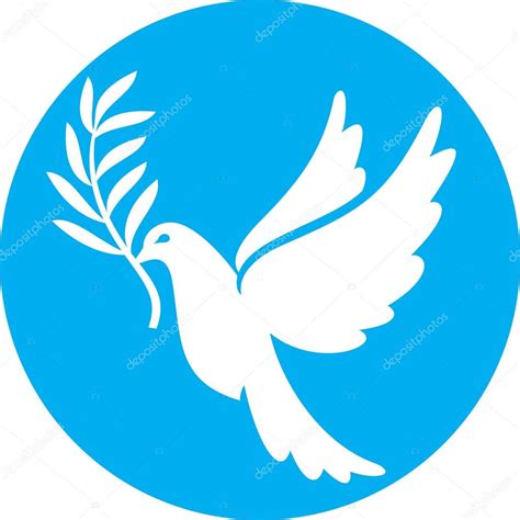 Dove Of Peace Peace Dove Symbol Of Peace Stock Vector Image By