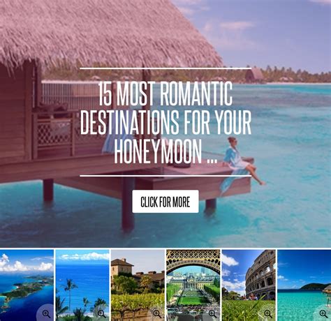 15 Most Romantic Destinations For Your Honeymoon Love