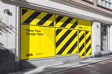 City Retail Shop Facade Mockup Masterbundles