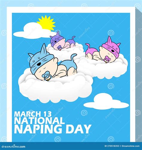 National Napping Day Stock Illustration Illustration Of Creative