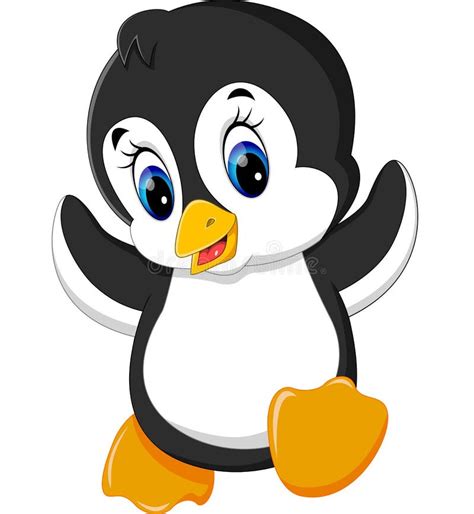 Cute Penguin Cartoon Stock Vector Illustration Of Penguin 70354018