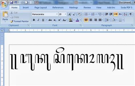 Font Jawa Untuk Menulis Aksara Jawa