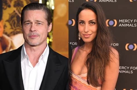 Brad Pitt Rings In The New Year With Ines De Ramon In A Romantic