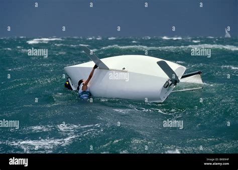 470 Dinghy Capsize During The 1996 Atlanta Olympic Games Off Savannah