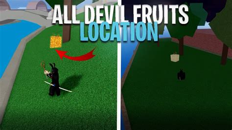 All Devil Fruits Spawn Location In Blox Fruits First Sea Youtube