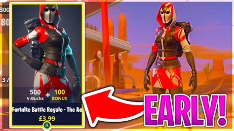 How To Get The Ace Starter Pack Early In Fortnite Battle Royale Youtube