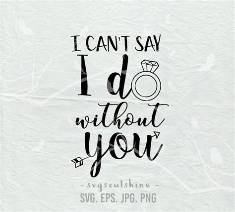 I Cant Say I Do Without You Printable Printable Word Searches