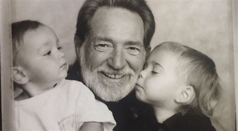 Willie Nelson's Son Shares Decades-Old Family Photo With His Dad