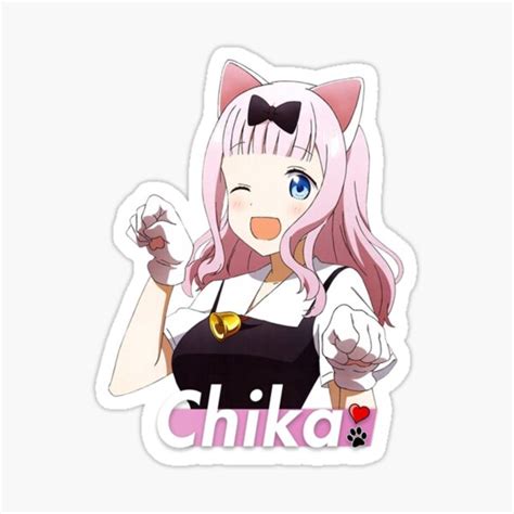Chika Fujiwara Sticker For Sale By Hisashikanno Redbubble