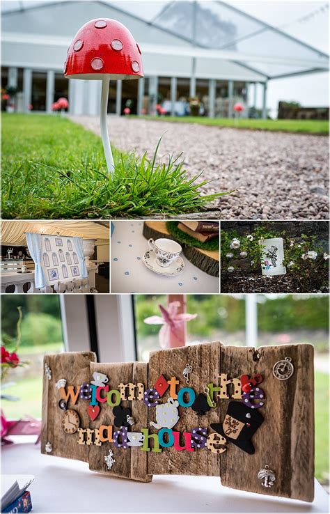 Alice In Wonderland Themed Wedding At The Heath House Cris Lowis