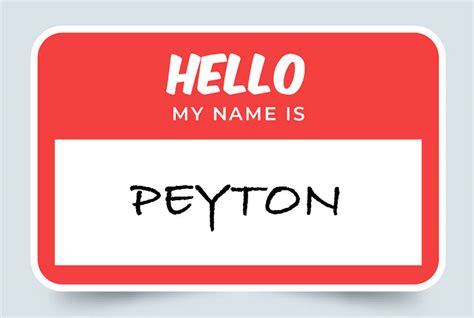 Peyton Name Meaning Origin History And Significance