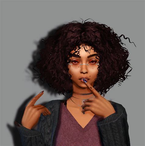 Superb Sims Short Curly Hair Cc New Hairstyle For Girls Images And Photos Finder