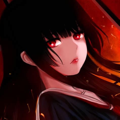 enma ai anime art girl jigoku shōjo kawaii anime