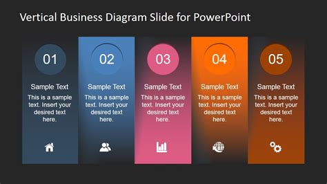 Vertical Business Diagram Slide For Powerpoint Slidemodel