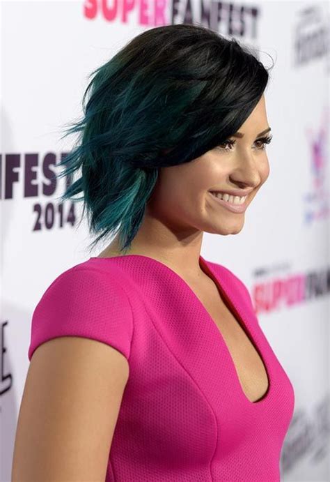 But i was busy trying to make it in the industry as an actress, and it was. 7 Times Demi Lovato Nailed Her Bob Haircut | Demi lovato ...