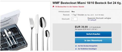 We did not find results for: WMF Miami Besteck-Set 24-tlg. für 37,90