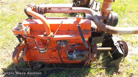 Allis Chalmers 3500 Six Cylinder Diesel Engine In Buhler Ks Item