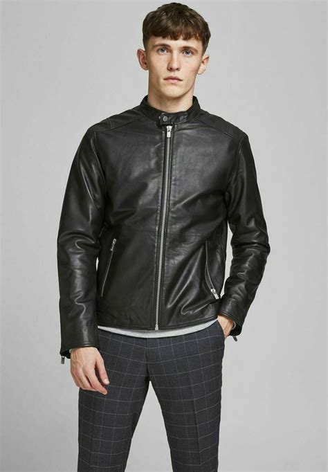 Jack And Jones Premium Ādas Jaka Blackmelns Zalandolv