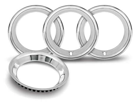 Oer 15 Stainless Steel 2 14 Deep Rally Wheel Trim Ring Set For