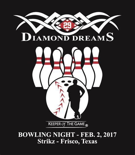 Keeper Of The Game Diamond Dreams Partnering For Charity Bowling Event