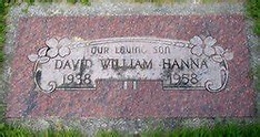 David William Hanna (1938-1958): homenaje de Find a Grave