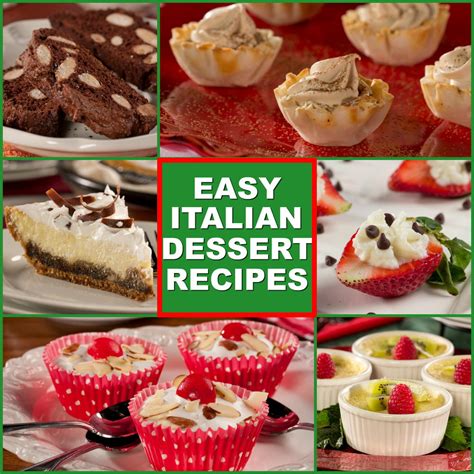 Easy Italian Desserts Recipes