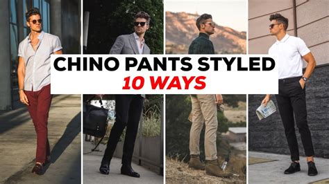 10 Ways To Wear Chino Pants Mens Outfits Parker York Smith Youtube