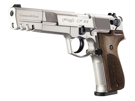 Walther Airguns Cp88cnw Nickel Competition Co2 Pellet Pistol 6 Inch