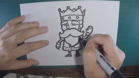 How To Draw A King Youtube