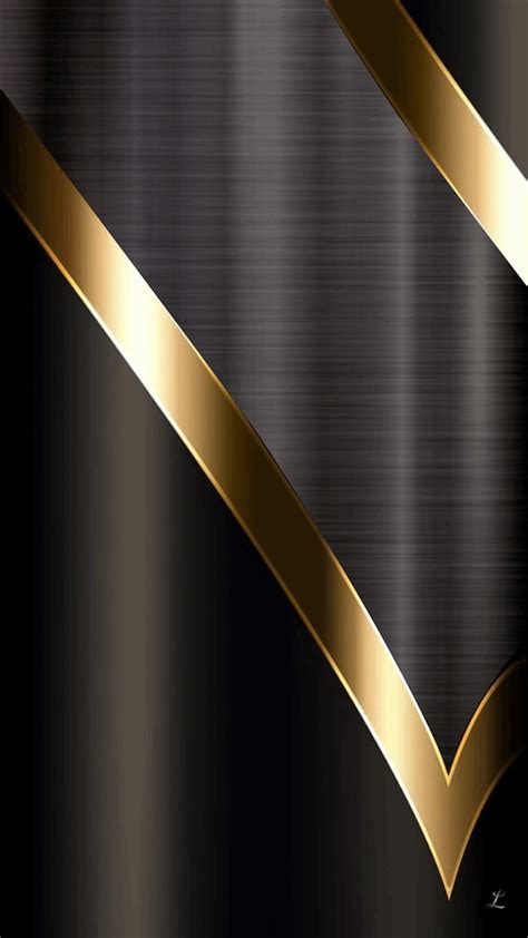 Black Black And Gold Gold Hd Phone Wallpaper Peakpx