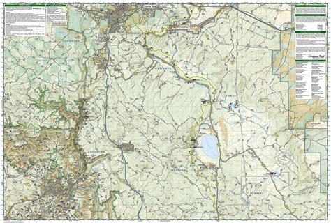 Flagstaff Sedona Map Coconino And Kaibab National Forests