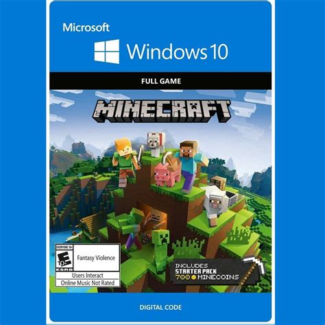Minecraft Windows 10 Edition Pc Full Game Genuine Digital Download