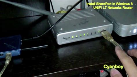 This means they aren't very good if you stay in a bigger home. Use SharePort on UNIFI L7 Router in Windows 7 and WIndows ...