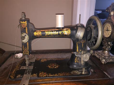 The Revolutionary White Sewing Machine Model The First Electric Sewing Machine In The