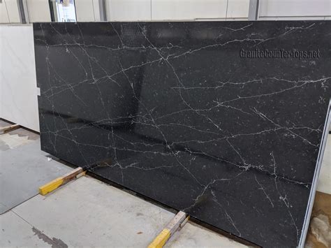 Black Quartz Countertops Slabs Levys Marble