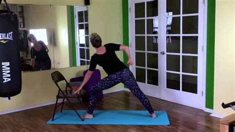 EASY Chair YOGA Standing Poses For All People Standing Poses Chair Yoga Poses