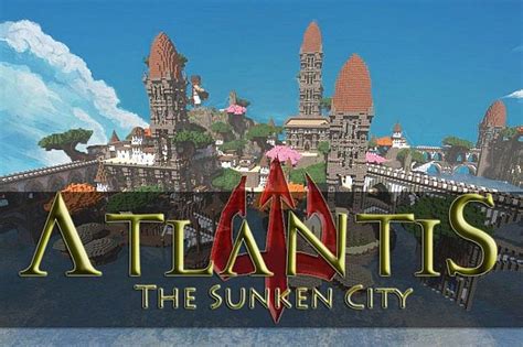 Death comes crawling on ancient steps. Atlantis: the sunken city Minecraft Project