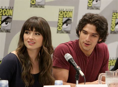 2011 comic con teen wolf panel tyler posey and crystal reed photo 24089843 fanpop