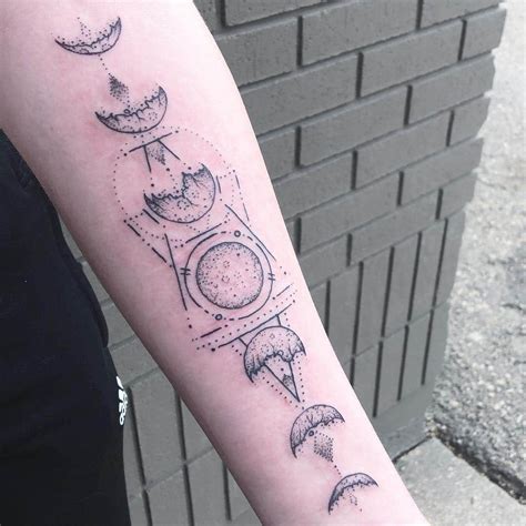 Phases Of The Moon Tattoo