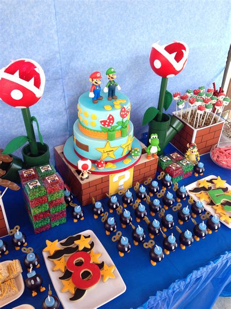 Super Mario Birthday Party Food Ideas Diy Super Mario Bros Birthday