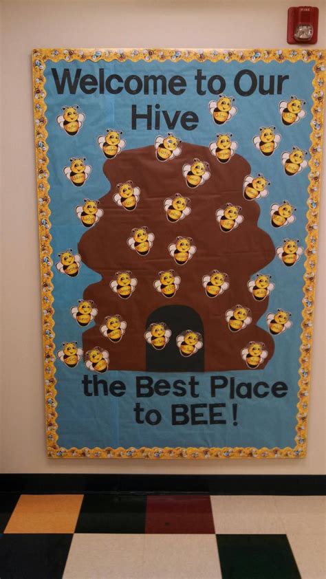 Busy Bee Room Preschool Prek Bulletin Board Hive More Bee Bulletin