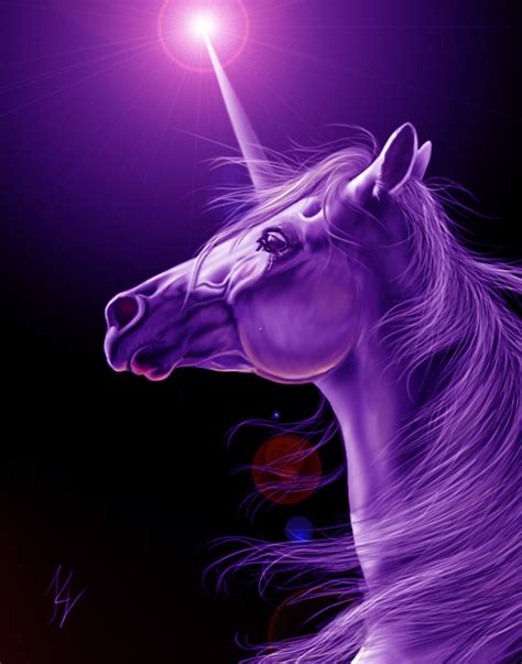 Purple Unicorn By Xclarxcheex On Deviantart Purple Unicorn Unicorn